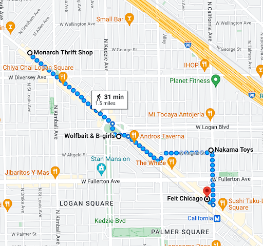 Best Logan Square Shopping Route